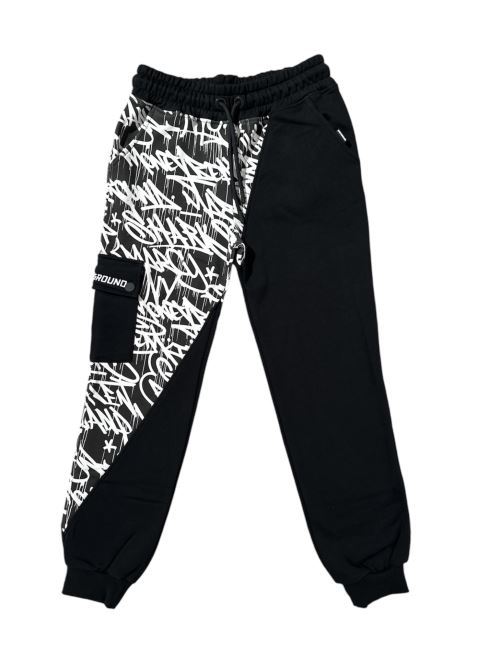 Pantalone tuta SPRAYGROUND | SPY1181NERO BIANCO